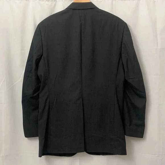 Men’s Van Heusen Sports Coat Size 40R Charcoal Gray EUC - Picture 3 of 9